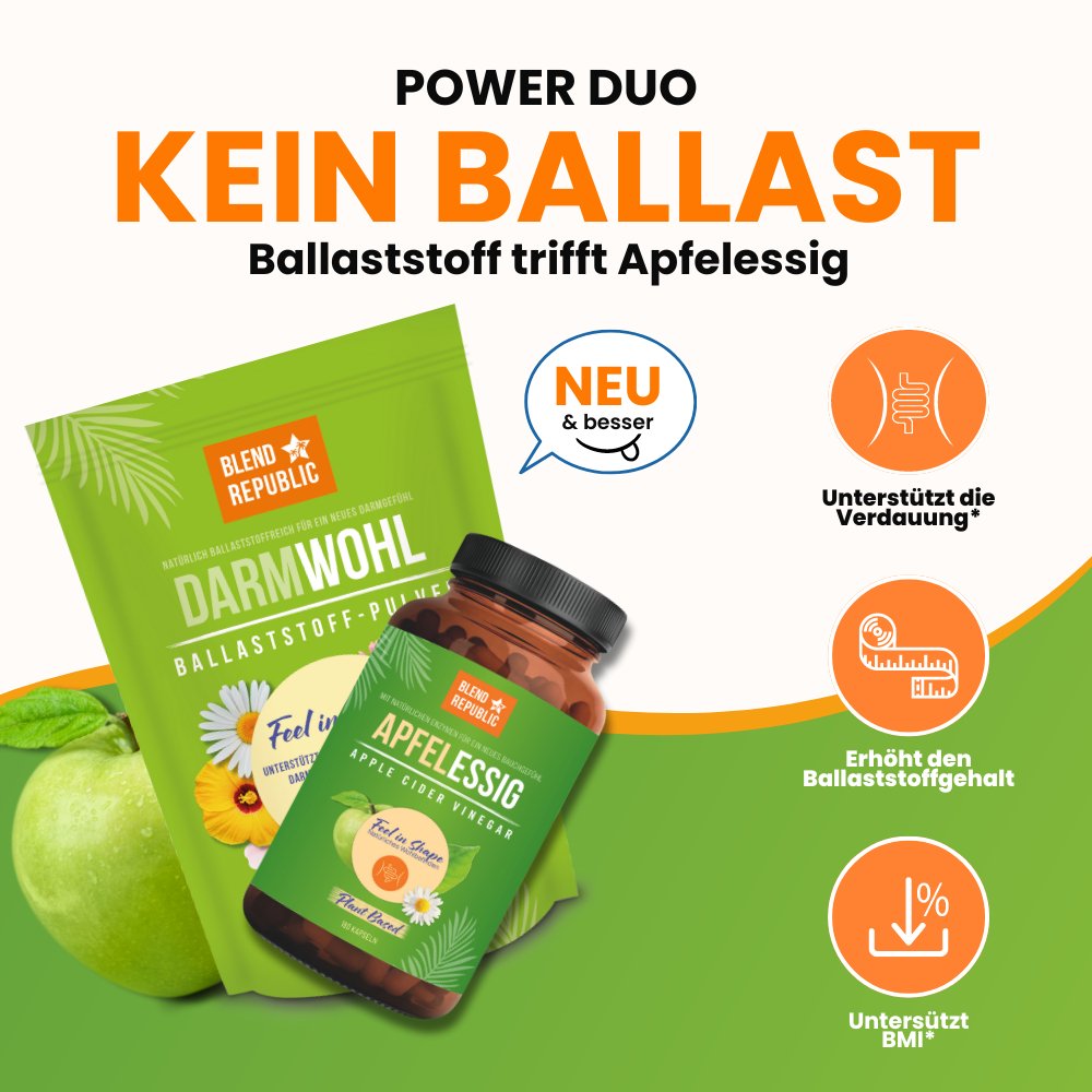 Ballaststoff - Apfelessig Power Duo - blendrepublic